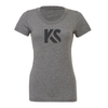 Kaptiva Sports (Logo) Bella + Canvas Short Sleeve Triblend T-Shirt Grey
