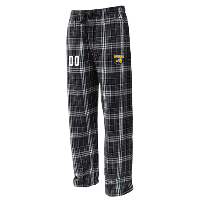 Orange County SC Flannel Plaid Pajama Pant Black/White