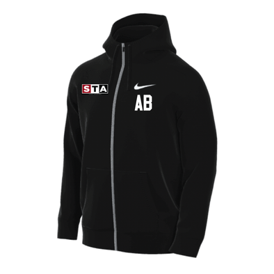 STA Girls Academy Nike Fleece Full-Zip Hoodie Black