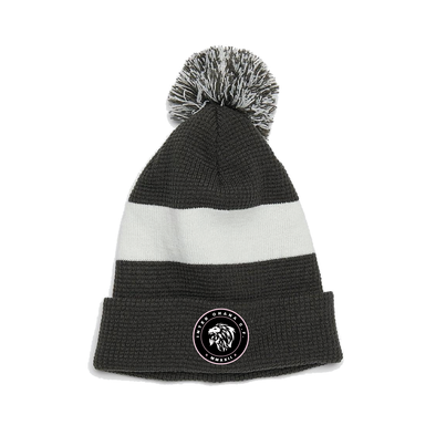 Inter Ohana Travel Nike Authentic Pom Beanie Anthracite/White