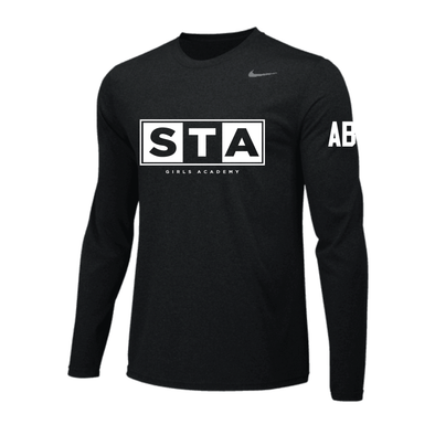 STA Girls Academy (Logo) Nike Legend LS Shirt Black