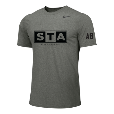 STA Girls Academy (Logo) Nike Legend SS Shirt Grey