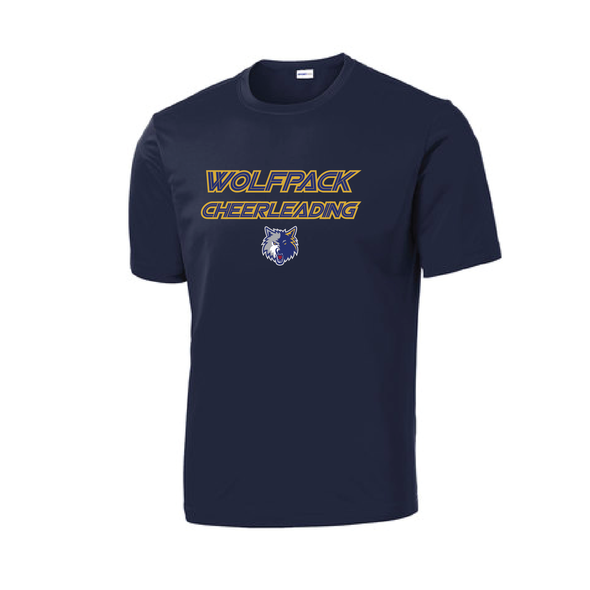 Wolfpack Cheerleading FAN Sport-Tek DriFit Shirt Navy