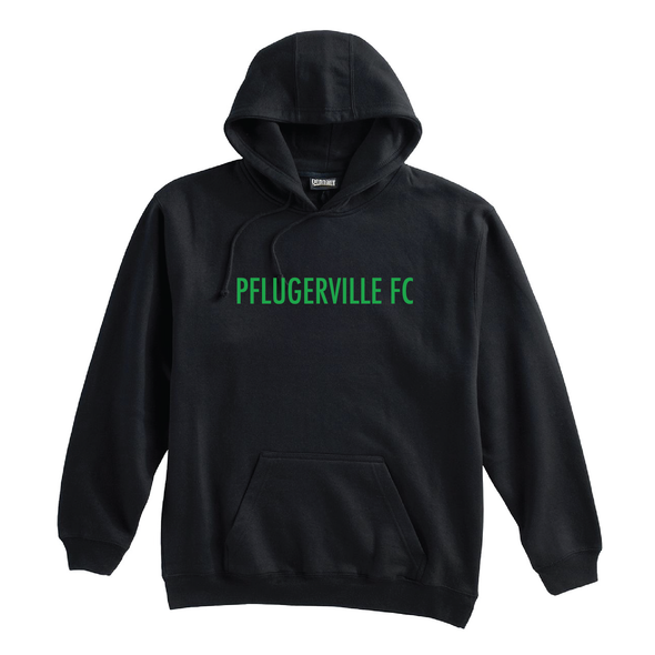 Pflugerville FC (Club Name) Pennant Super 10 Hoodie Black
