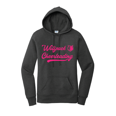 Wolfpack Cheerleading AUTHENTICS Port & Company Ladies Hoodie Dark Grey