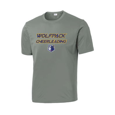 Wolfpack Cheerleading FAN Sport-Tek DriFit Shirt Charcoal