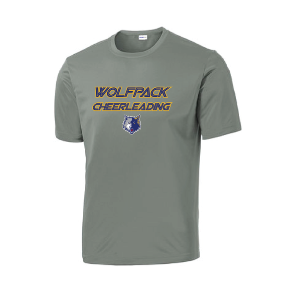 Wolfpack Cheerleading FAN Sport-Tek DriFit Shirt Charcoal