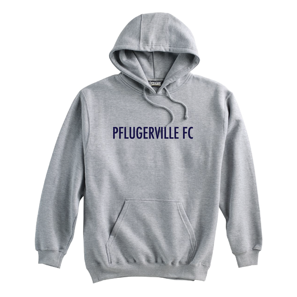 Pflugerville FC FAN (Club Name) Pennant Super 10 Hoodie Grey