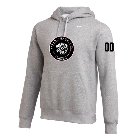 Inter Ohana U9-U18 (Logo) Nike Club Hoodie Grey