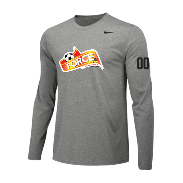 FORCE Nike Legend LS Shirt Grey