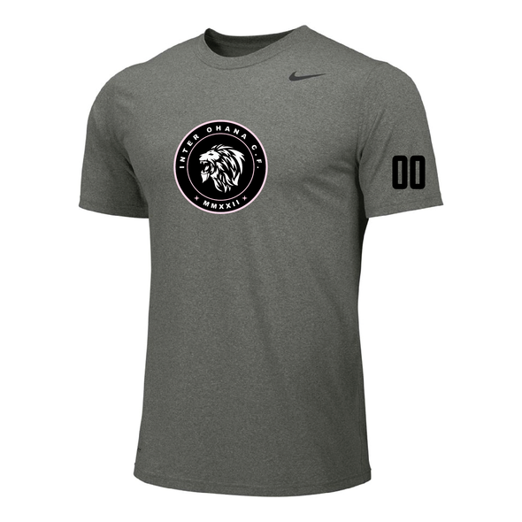 Inter Ohana U9-U18 (Logo) Nike Legend SS Shirt Grey