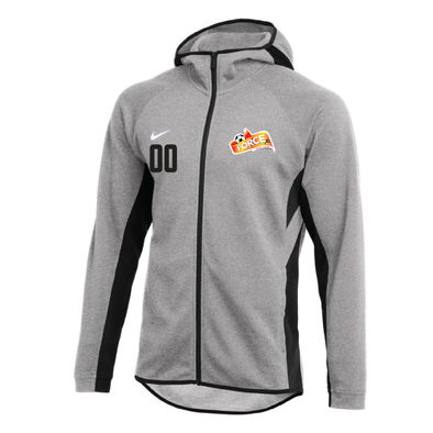 FORCE Nike Showtime Full-Zip Hoodie Grey