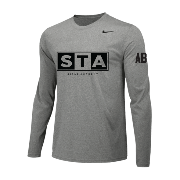 STA Girls Academy (Logo) Nike Legend LS Shirt Grey