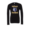 Wolfpack Basketball SUPPORTERS Bella + Canvas Long Sleeve Triblend T-Shirt Black