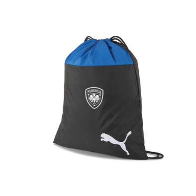 Pflugerville FC FAN Puma Team Goal 23 Gym Sack Black/Electric Blue