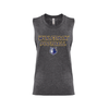 Wolfpack Football FAN Next Level Ladies Muscle Tank Charcoal