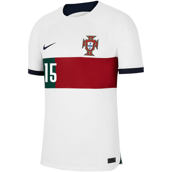 Men's Replica Nike R. Leao Portugal Away Jersey 2022