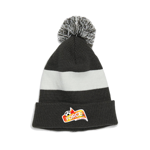 FORCE Nike Authentic Pom Beanie Anthracite/White