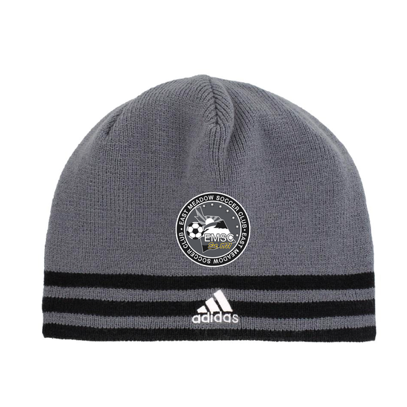 EMSC Long Island Premier adidas Team Leverage Beanie Grey/Black