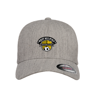 West Milford Flexfit Wool Blend Fitted Cap Heather Grey