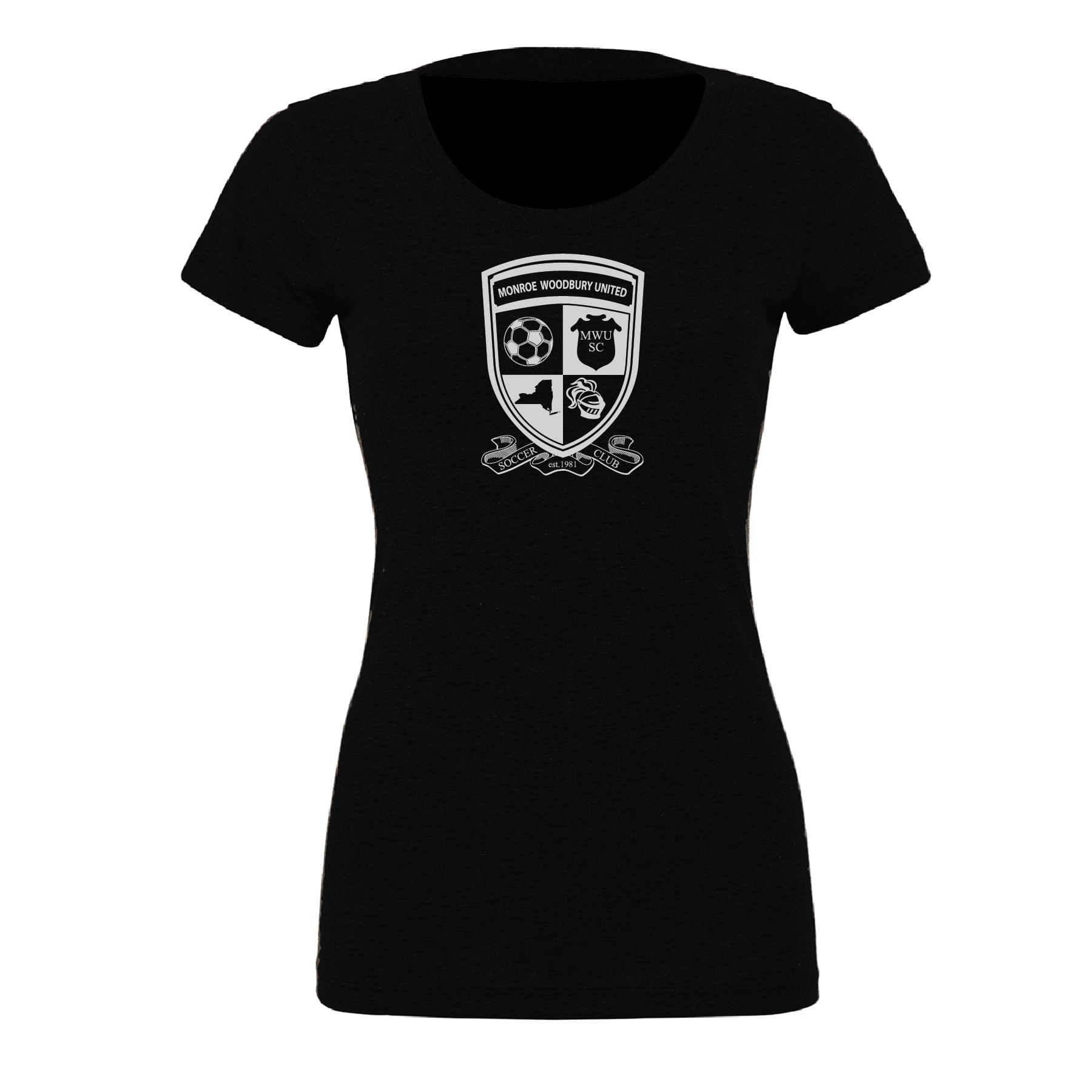 Monroe Woodbury (Logo) Bella + Canvas Short Sleeve Triblend T-Shirt So ...