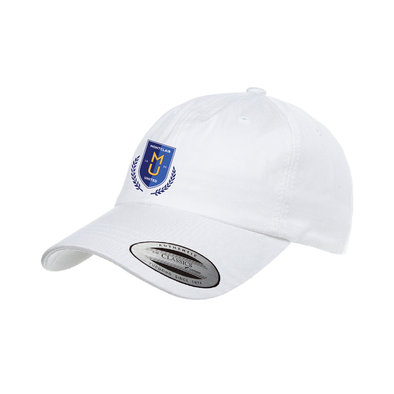 Montclair United Match Fit Yupoong Cotton Twill Dad Cap White