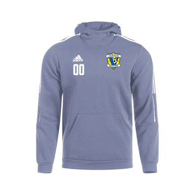 Vernon adidas Tiro 21 Hoodie Grey