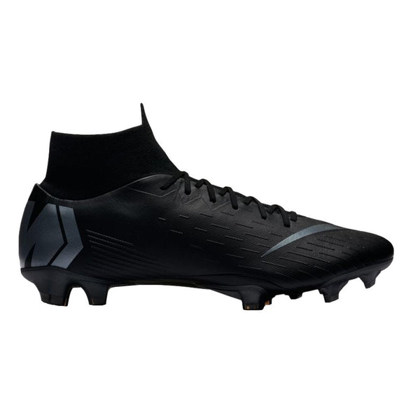 Nike Mercurial Superfly 6 Pro Firm Ground Soccer Cleats - Black/Black