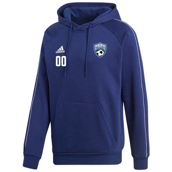 PASCO adidas Core 18 Hoodie Navy