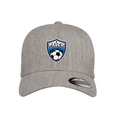 PASCO Flexfit Wool Blend Fitted Cap Heather Grey