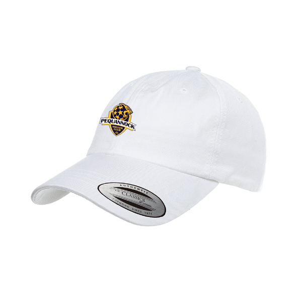 Pequannock SC Yupoong Cotton Twill Dad Cap White