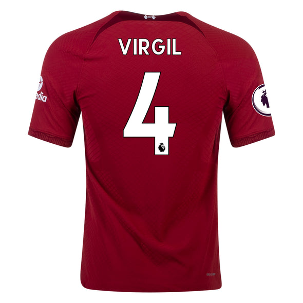 Men's Authentic Virgil Van Dijk Nike Liverpool Home Jersey 22/23