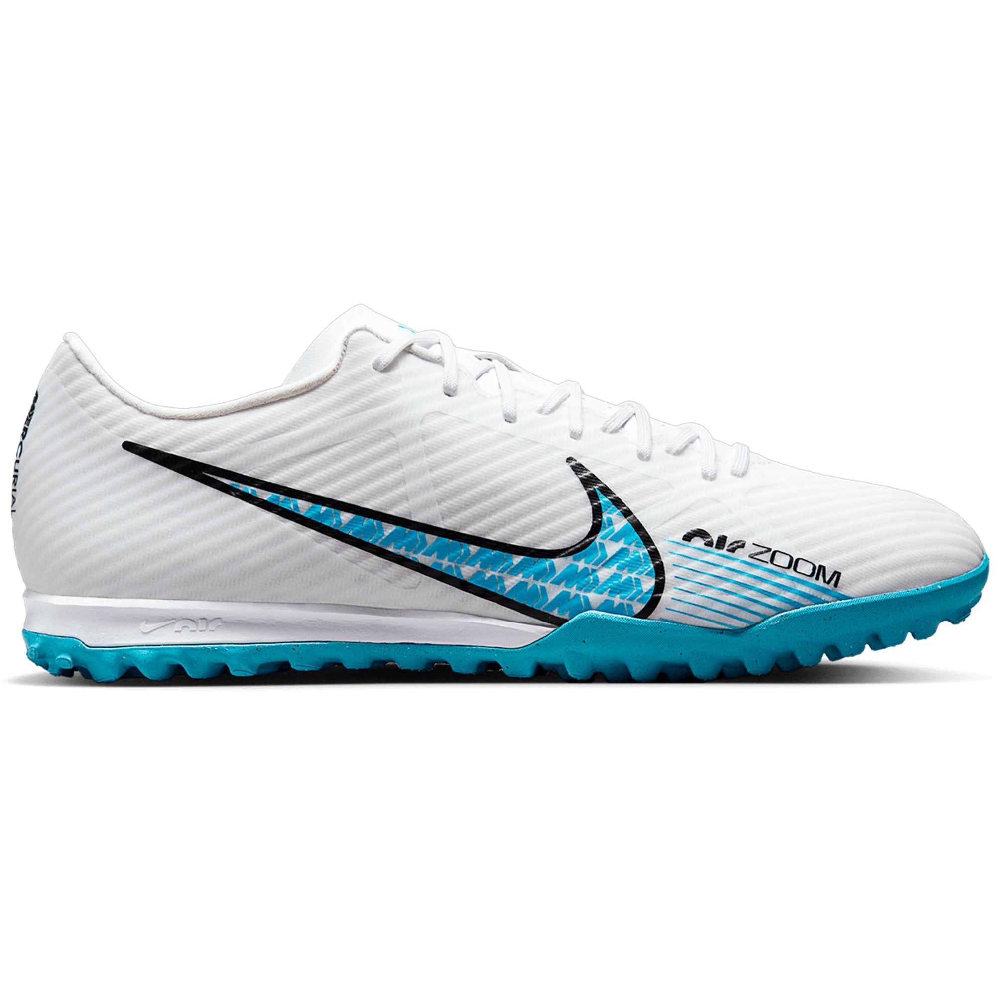 Nike Zoom Mercurial Vapor 15 Academy TF Turf Soccer Shoes White