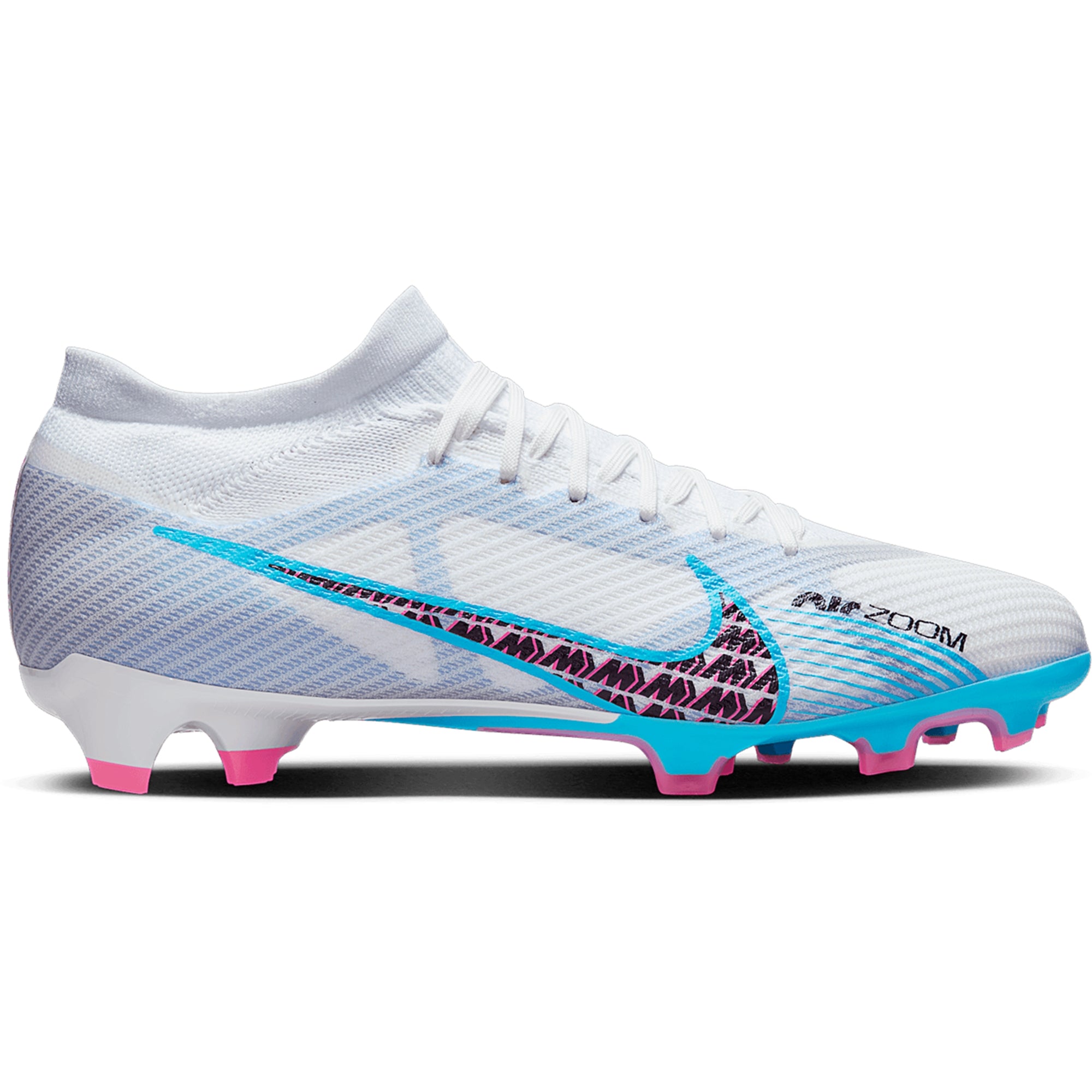Nike Zoom Mercurial 15 Pro Firm Ground Soccer Cleats White/Blue/ Pink/Indigo/Black DJ5603-146 – Soccer Zone USA