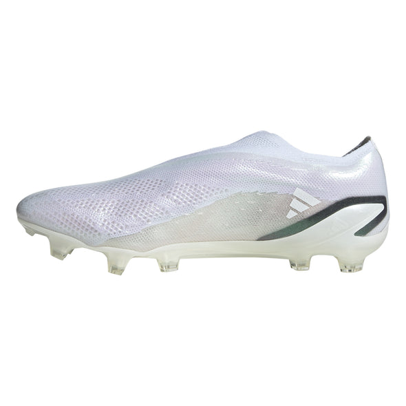 adidas X Speedportal+ FG Firm Ground Soccer Cleats- White/Black