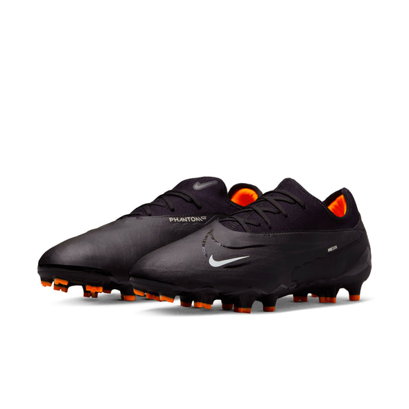 Nike Phantom GX Pro FG Firm Ground Soccer Cleats - Black/White/Gray/Orange