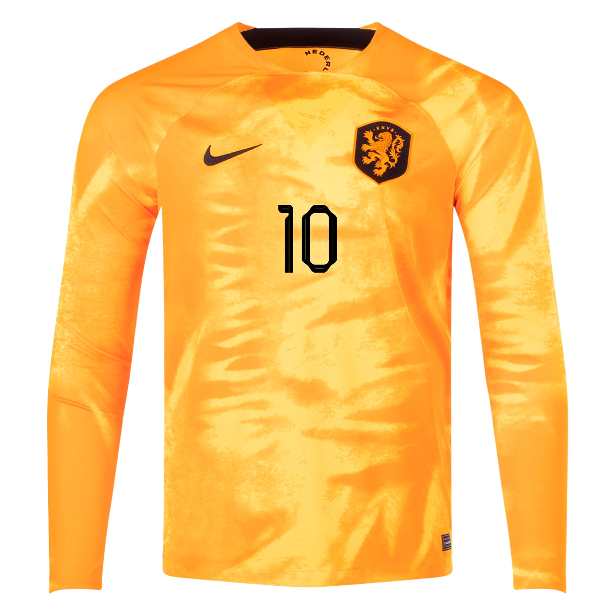 Netherlands 2022/23 Stadium Away Men's Nike Dri-Fit Long-Sleeve Soccer Jersey