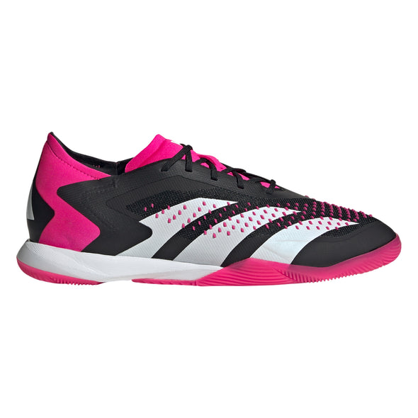 adidas Predator Accuracy.1 IN Indoor Soccer Shoes - Black/White/Pink