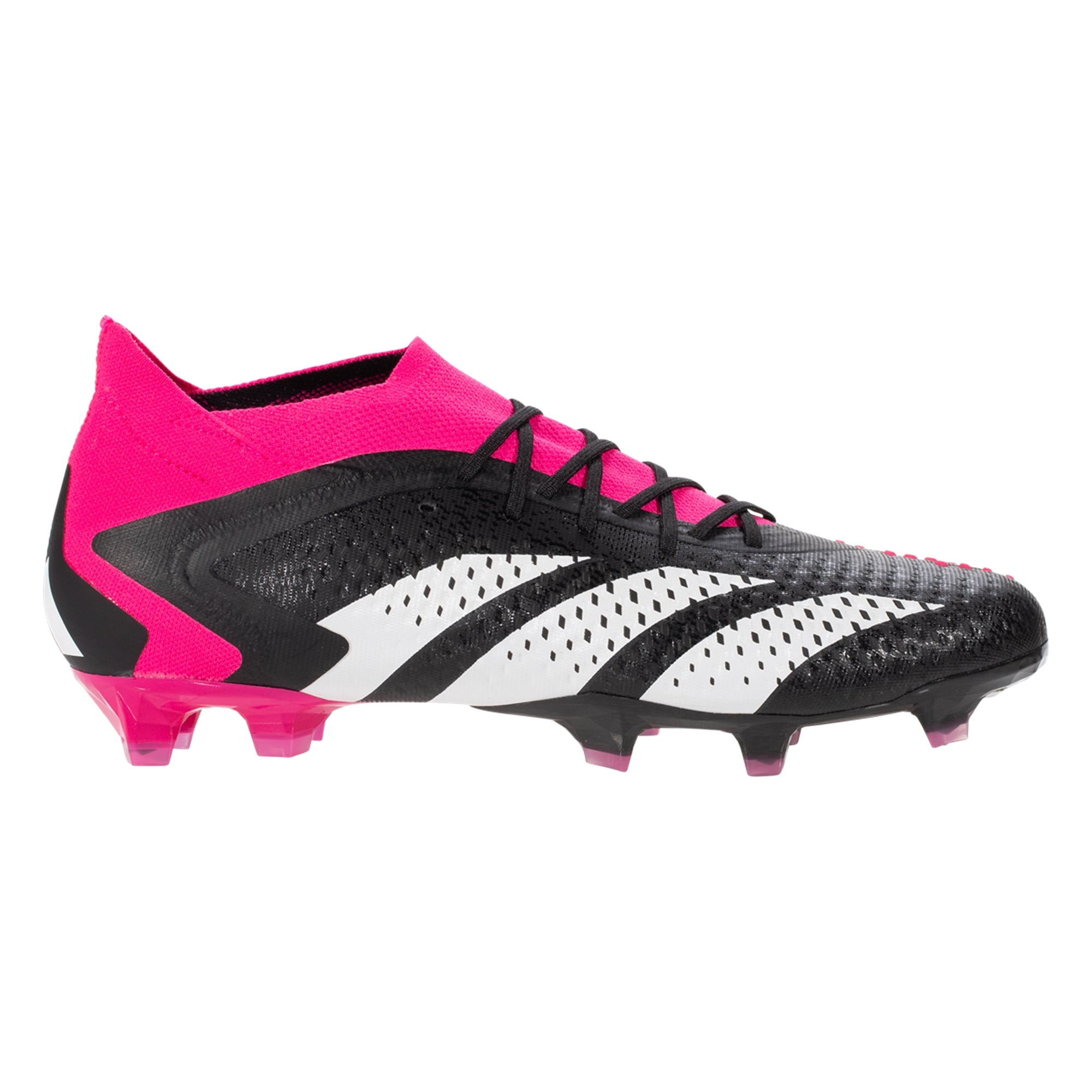 adidas Accuracy.1 FG Firm Soccer Cleats- Black/White/Pink – Zone USA