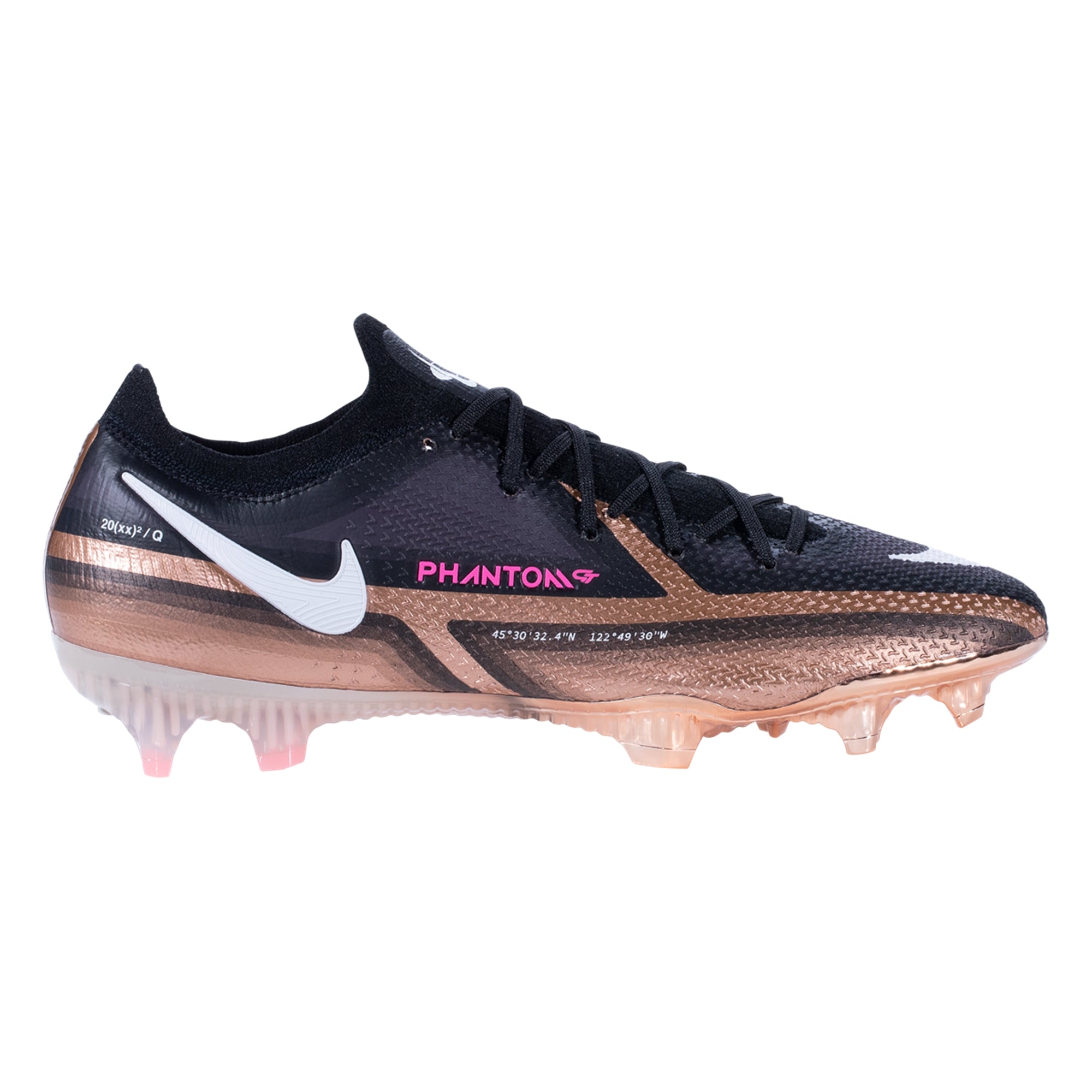 Nike Phantom GT2 Elite Q DF FG Firm Ground Soccer Cleat - Metallic