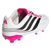 adidas Predator Precision.3 FG Junior Firm Ground Soccer Cleats - White/Core Black/Team Shock Pink