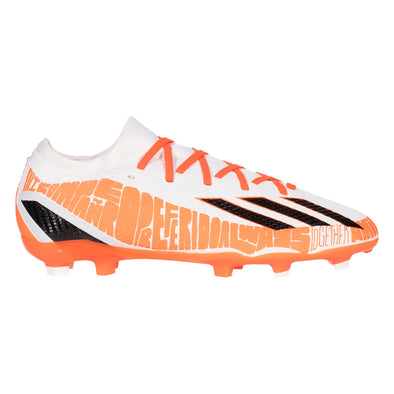 adidas X Speedportal Messi.3 FG Junior Firm Ground Soccer Cleat - Cloud White/Core Black/Solar Red