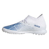 adidas Predator Edge.3 TF Artificial Turf Soccer Shoes - Footwear White/Hi res Blue/Legacy Indigo