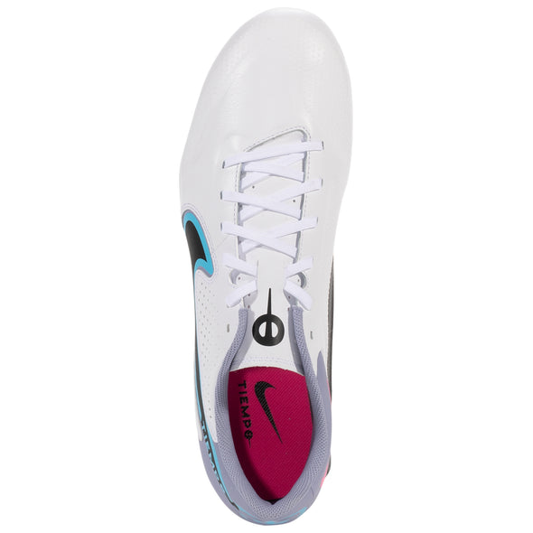 Nike Tiempo Legend 9 Academy FG/MG Soccer Cleat - White/Black/Blue/Pink