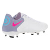 Nike Tiempo Legend 9 Academy FG/MG Soccer Cleat - White/Black/Blue/Pink