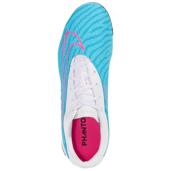 Nike Phantom GX Academy FG/MG Firm Ground Soccer Cleats - Blue/Pink/White/Black