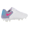 Nike Tiempo Legend 9 Pro FG Firm Ground Soccer Cleats - White/Black/Blue/Pink