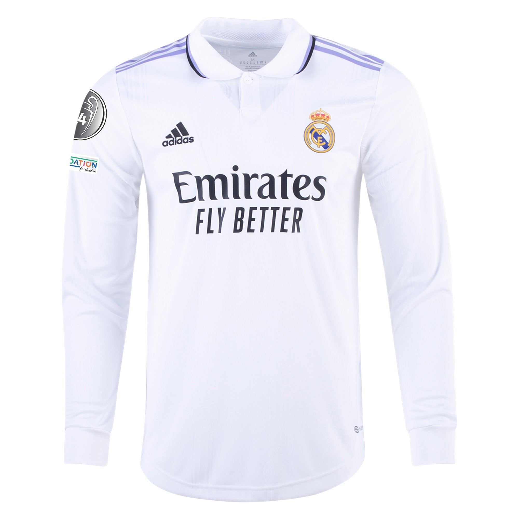 2020/21 Real Madrid Authentic Home Jersey #20 Vinicius Jr Large Long Sleeve  NEW