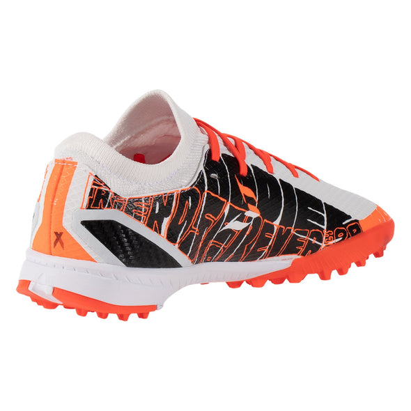 adidas X Speedportal Messi.3 TF Junior Artificial Turf Soccer Shoe - Cloud White/Core Black/Solar Red