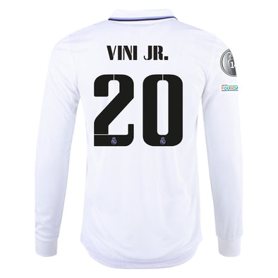 Real Madrid Mens Home Long Sleeve Shirt 21/22 White - Real Madrid CF